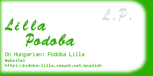 lilla podoba business card